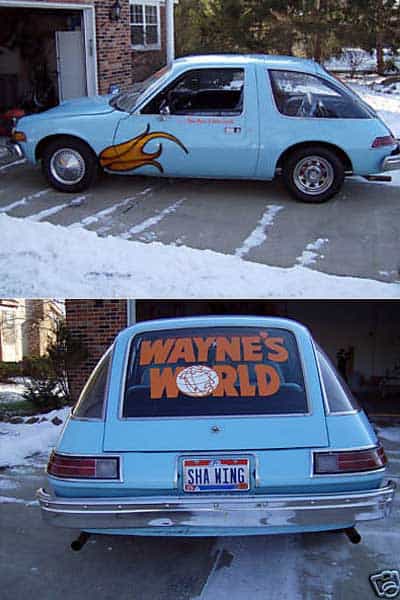 homemade waynes world car