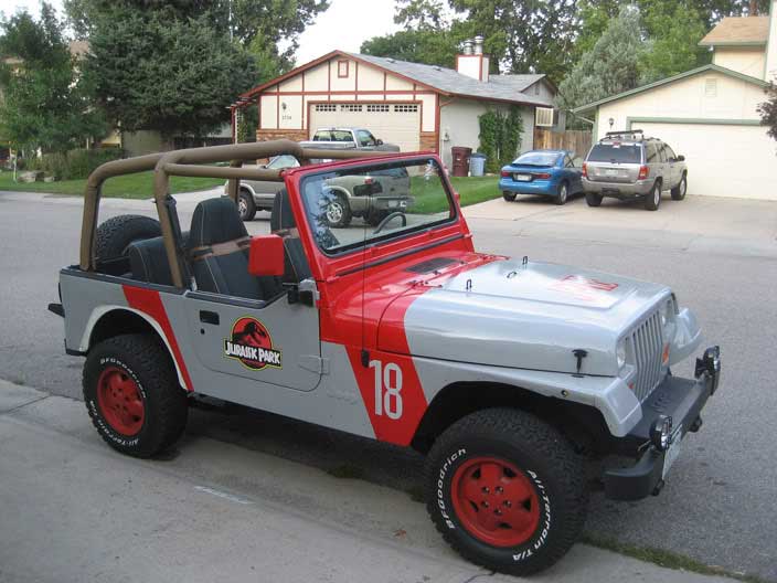 homemade jurassic park jeep