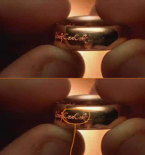 coca cola lord of the rings