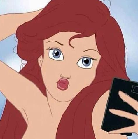 little-mermaid-selfie