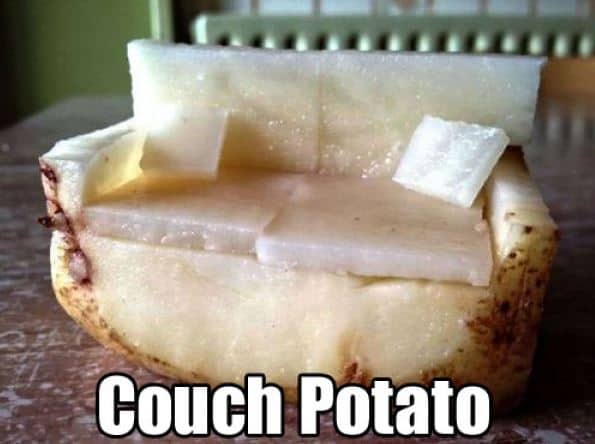 couch potato pun
