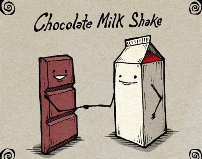 chocolate milk shake