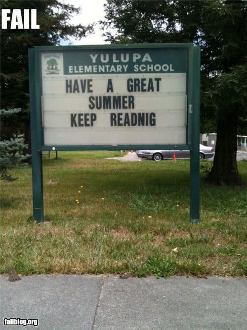 school-sign-dumb