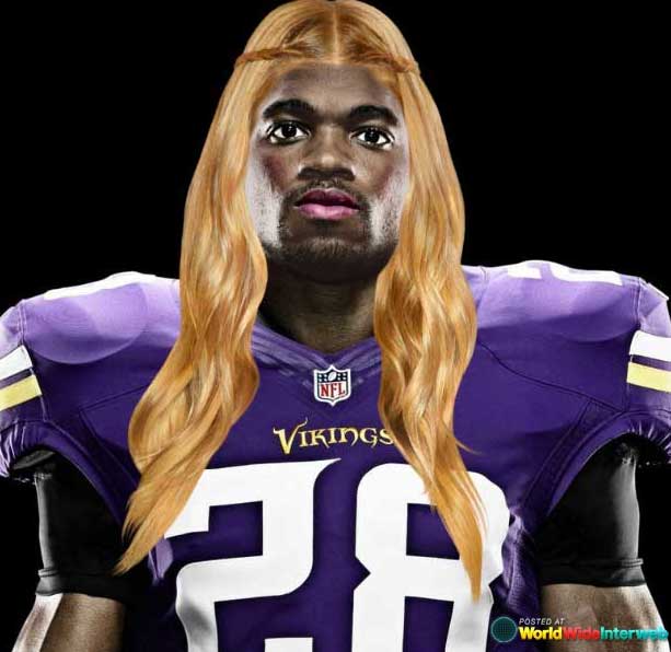 adrian peterson makeover