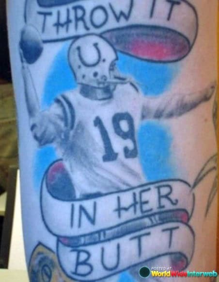 johnny unitas tattoo