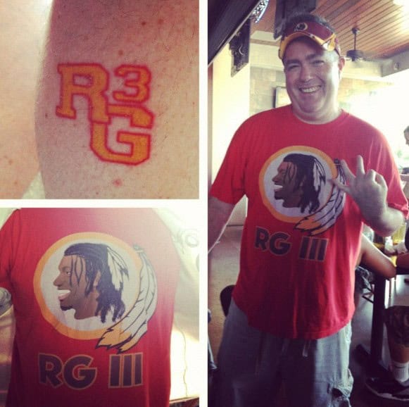 RG3 tattoo