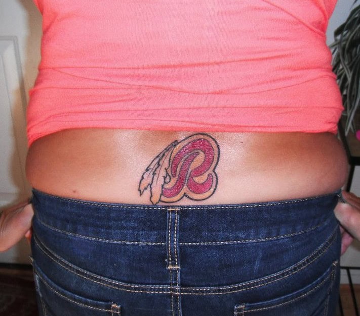 redskins tramp stamp