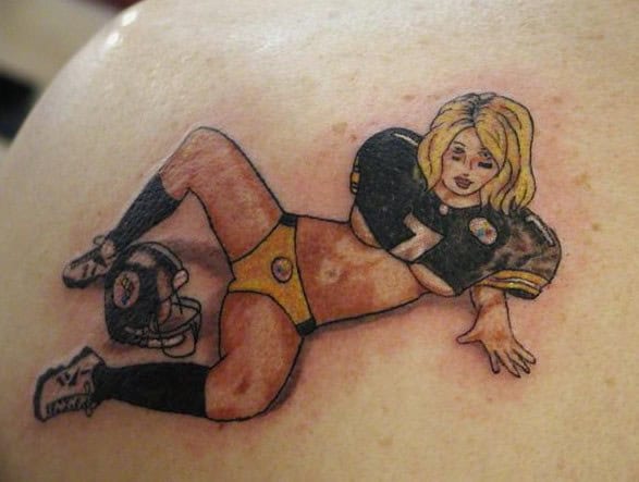 steelers girl tattoo
