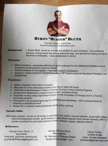 a buster resume