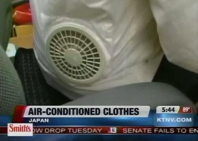 air conditioned clothes