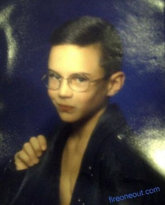 awkward childhood glamour