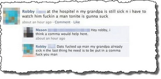 comma fail pics