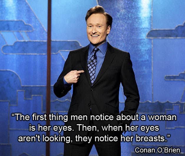 conan o brien breasts quote