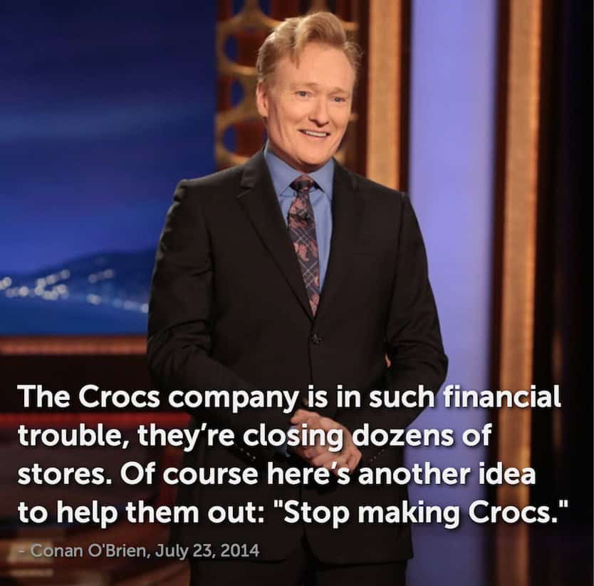 conan o brien crocs