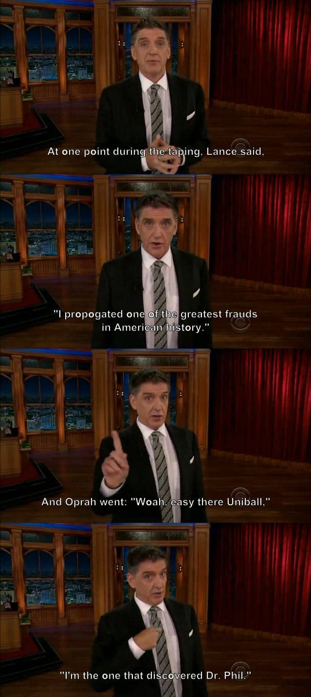 craig ferguson lance armstrong