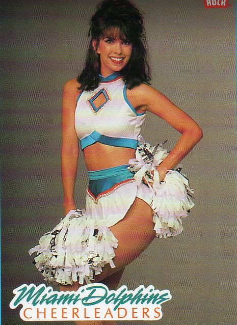 dolphins cheerleader card