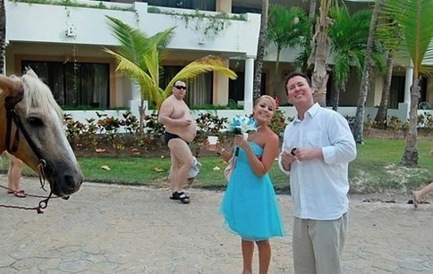 double photobombs