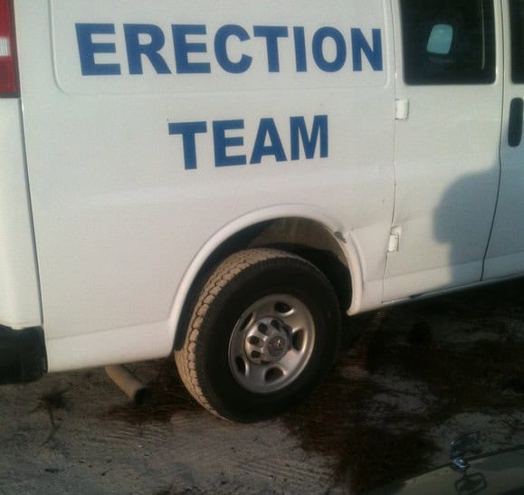 erection van