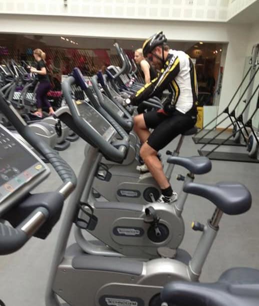 exercise bike funny