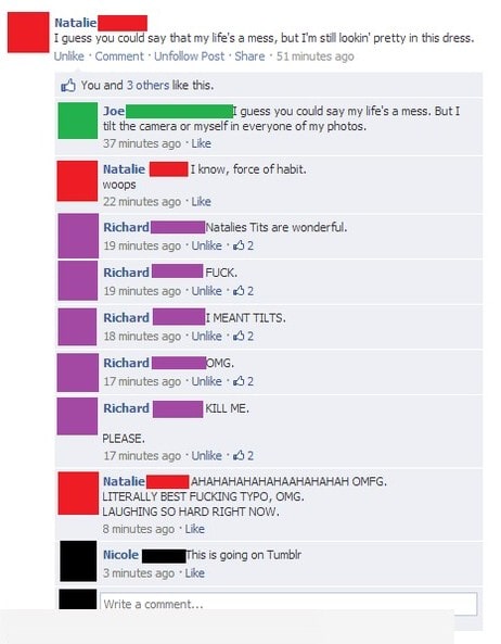 facebook typo