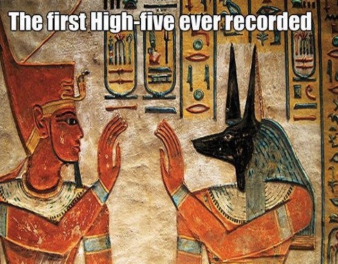 first high five