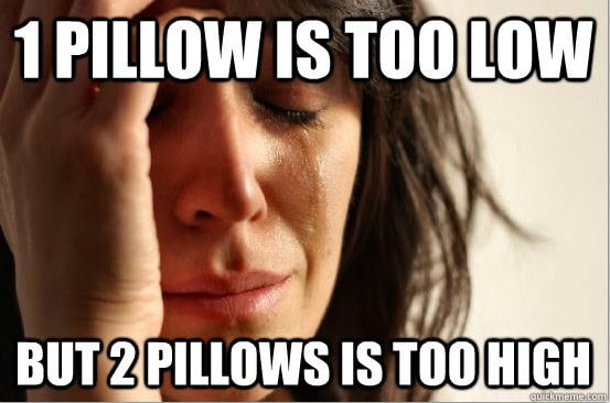 first world problems pillow