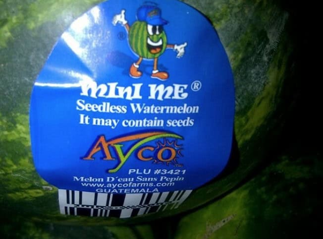 food disclaimers