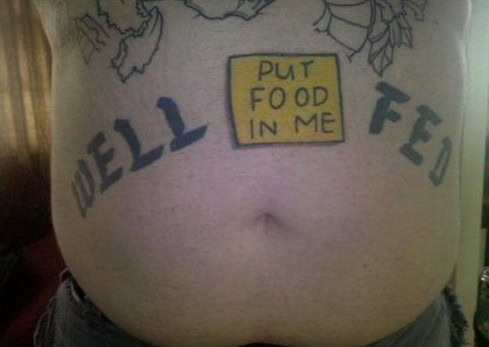 food tattoo