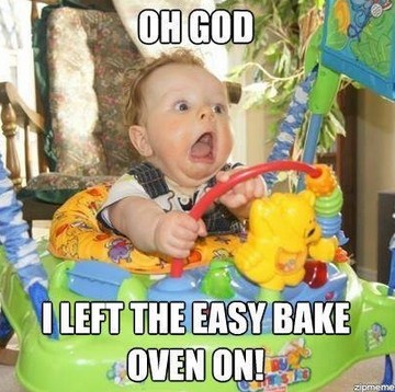 freaked out baby