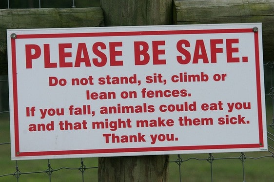 funniest danger signs