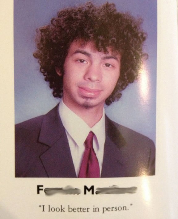 funny yearbook quote photo