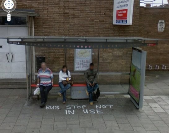 google street view bizarrre