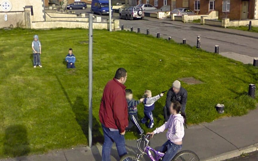 google street view crime