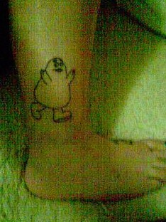 grimace tattoo