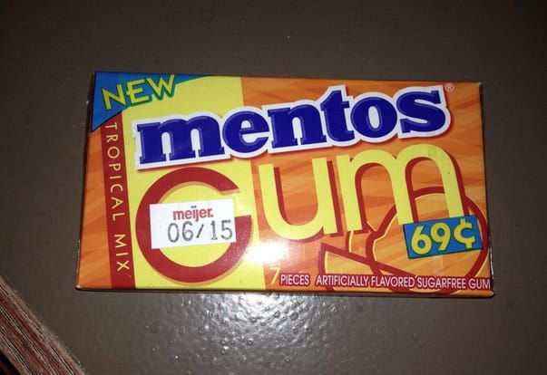 gum sticker placement fail