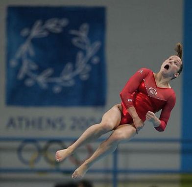 gymnastics faces