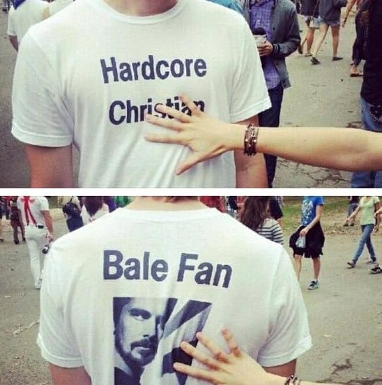 hardcore christian bale fan