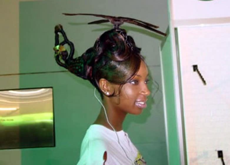 helicopter hair