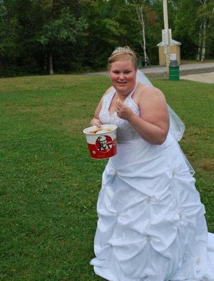 kfc bride