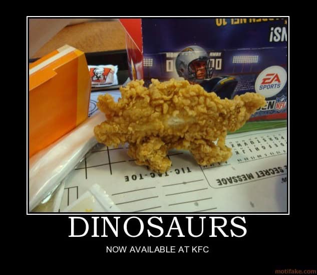 kfc dinosaur