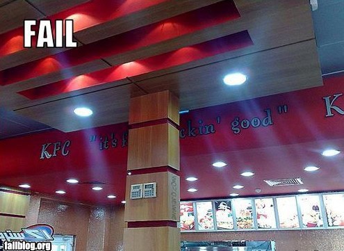 kfc fails