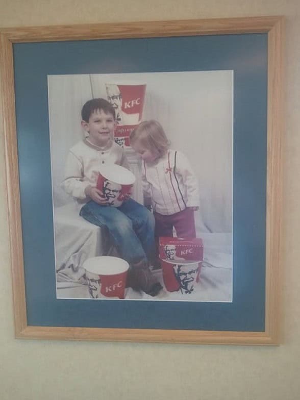 kfc family photo