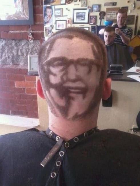kfc haircut