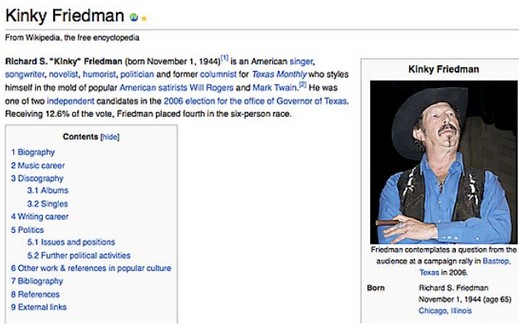 kinky friedman