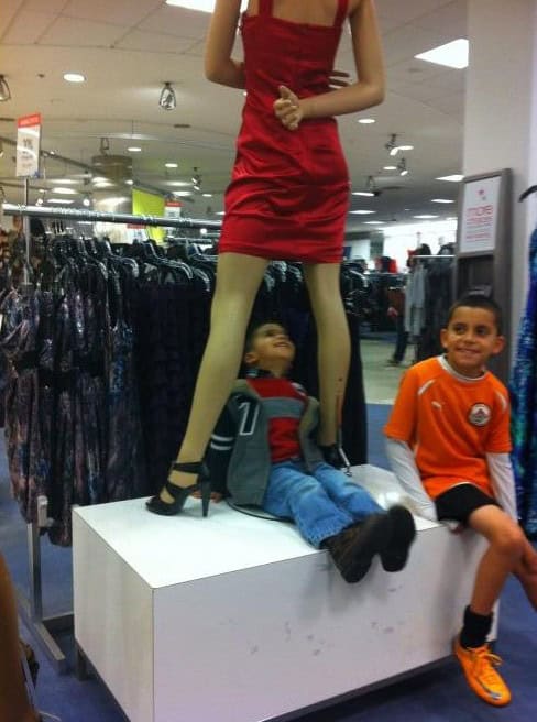 mannequin upskirt