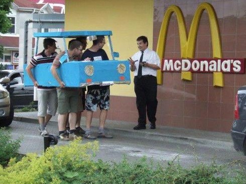 mcdonalds drive thru funny