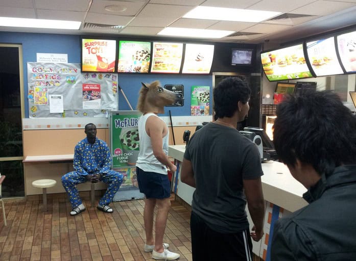 mcdonalds horse