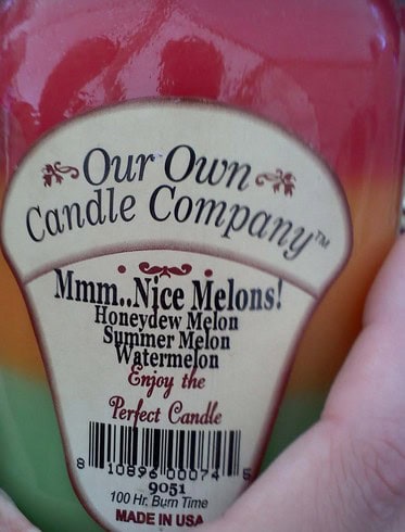 melons candle