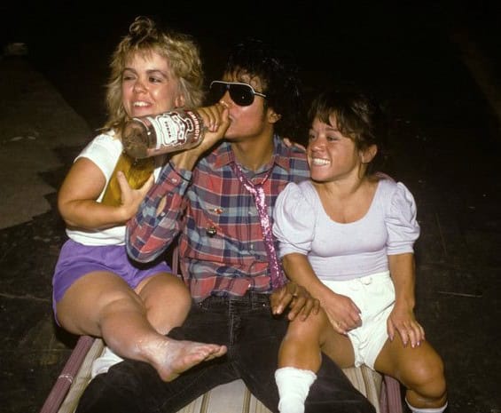 michael jackson drunk