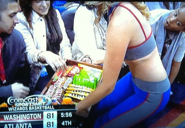 nba cheerleader boobs